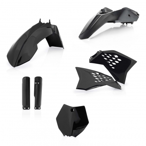 KIT PLÁSTICOS COMPLETO ACERBIS KTM SX 65 2009 - 2011 PRETO